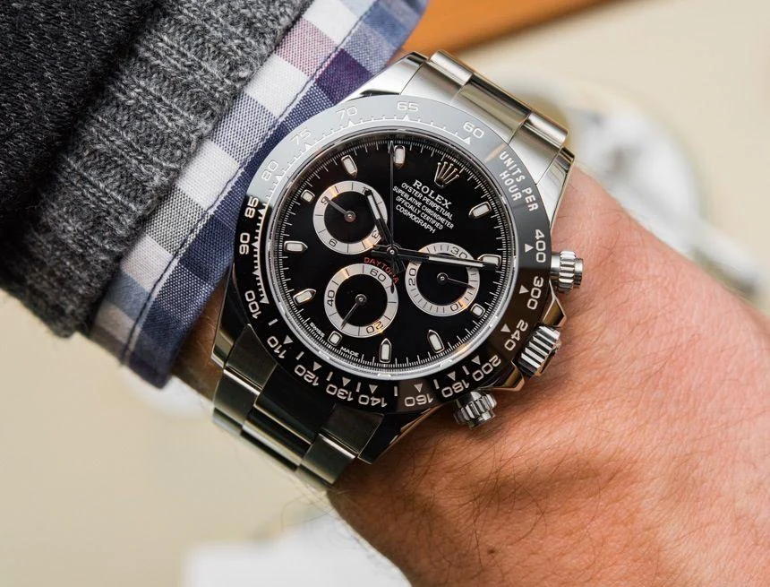Rolex Daytona Cosmographe Dial Black – gallery view