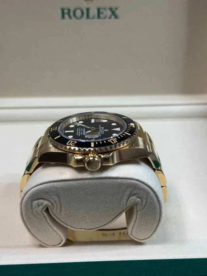 Rolex Submariner Date Gold Dial Black – gallery view