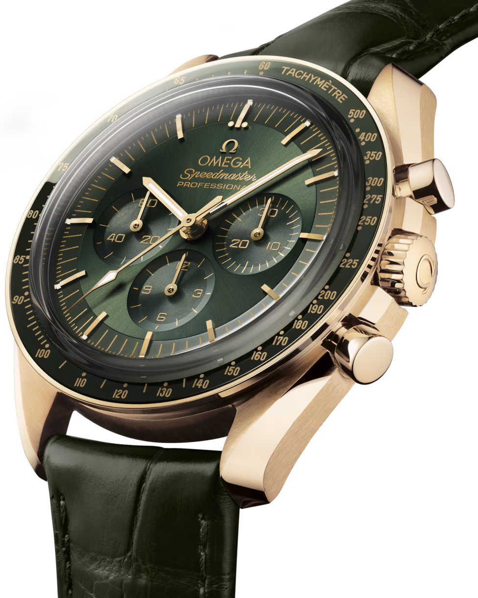 Omega Speedmaster Moonshine Cuir – gallery view