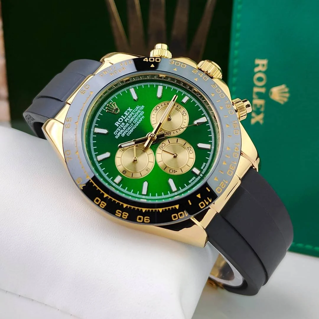 Rolex Cosmograph Daytona Yellow Green Dial – gallery view