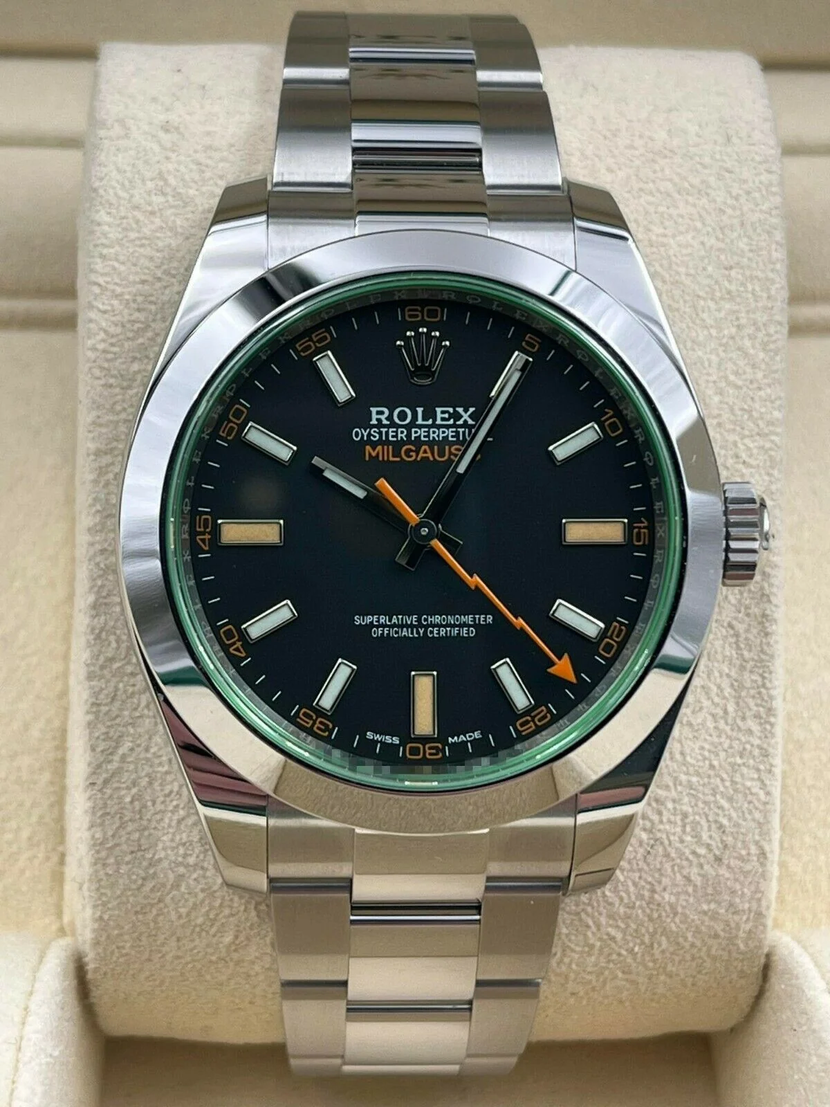 Rolex Milgauss Dial Black – gallery view