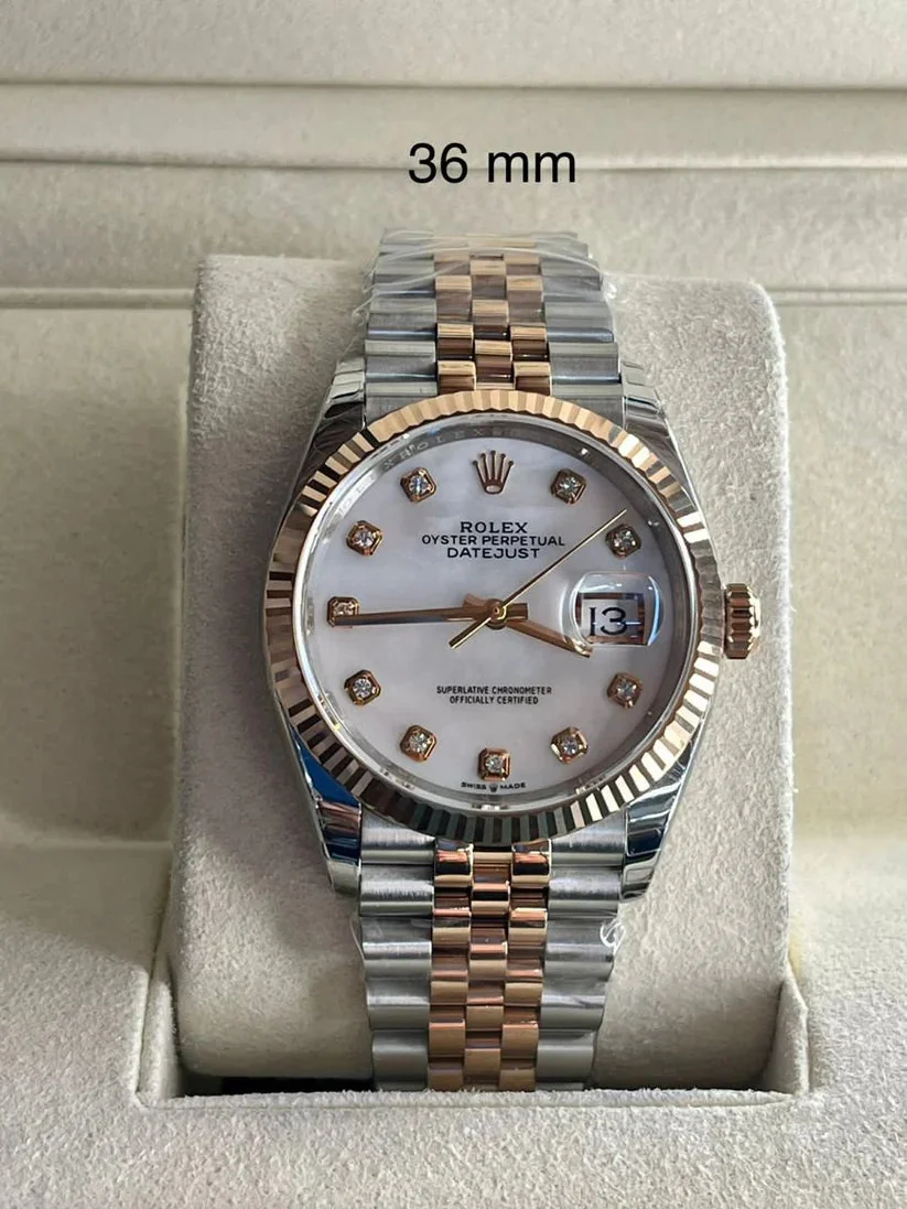 Rolex Datejust 36mm Rose Gold Bezel – main view