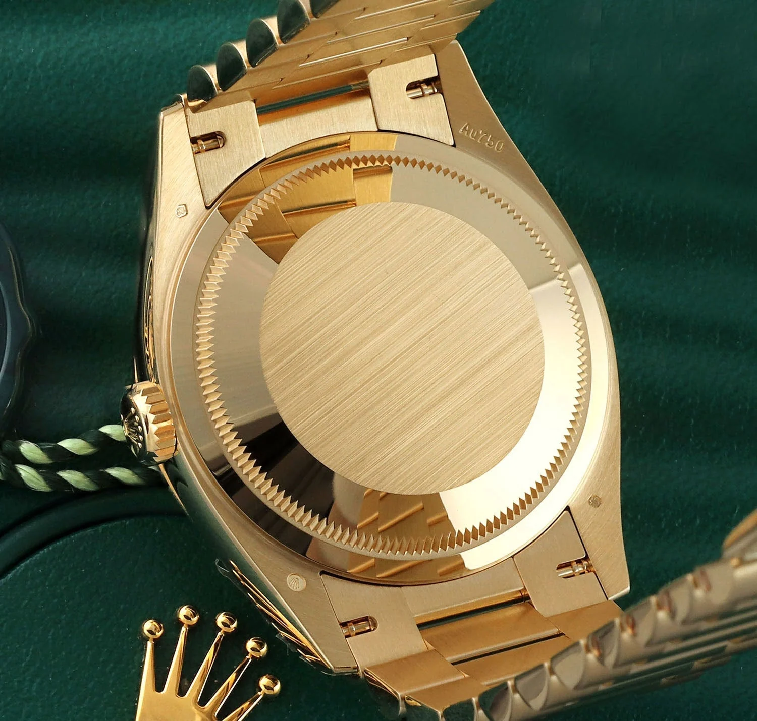 Rolex Day-Date Yellow Gold 128238 Green – gallery view