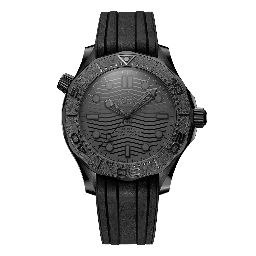 OMEGA SEAMASTER DIVER Full black – main view