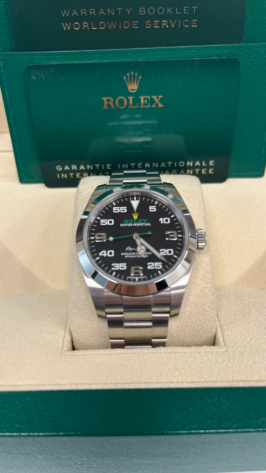 Rolex Air King Black Dial – gallery view