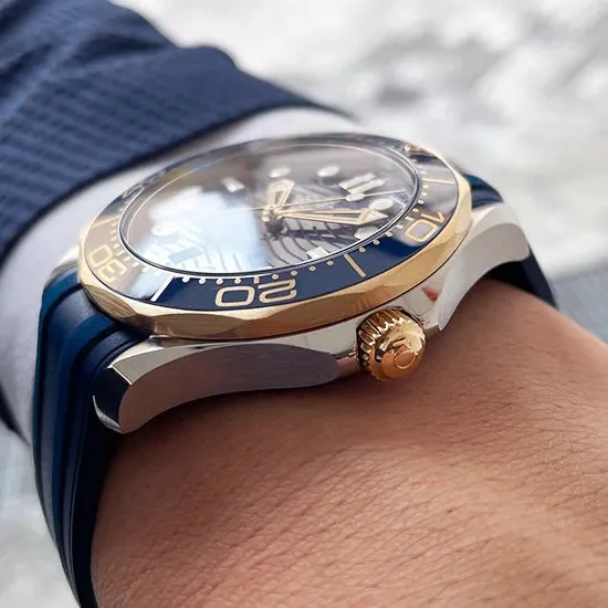 OMEGA SEAMASTER DIVER BLUE GOLD – gallery view