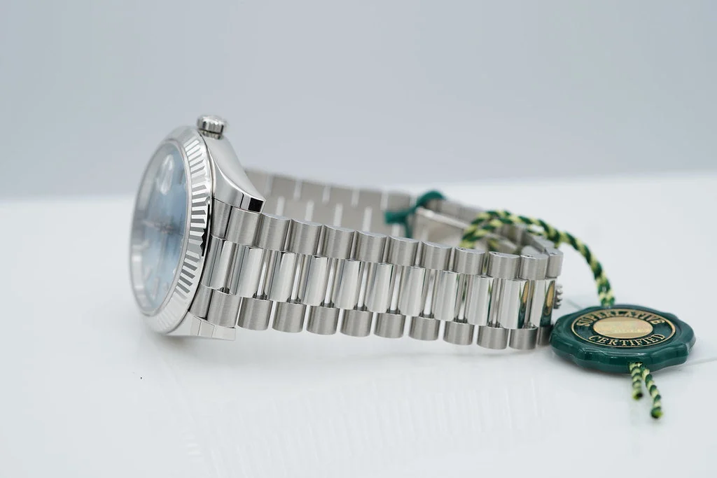 Rolex Day-Date PLATINUM ICE BLUE – gallery view