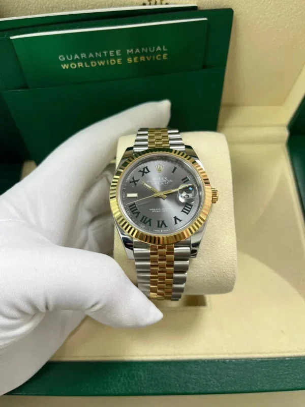Rolex Datejust Wimbledon Two-Tone Yellow Gold – gallery view