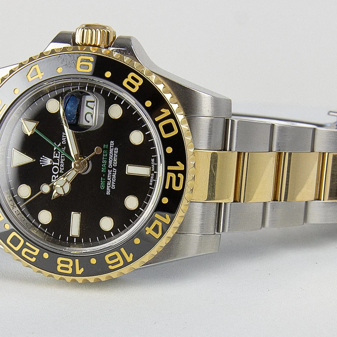 Rolex Gmt-Master Ii Oyster Silver Gold – gallery view