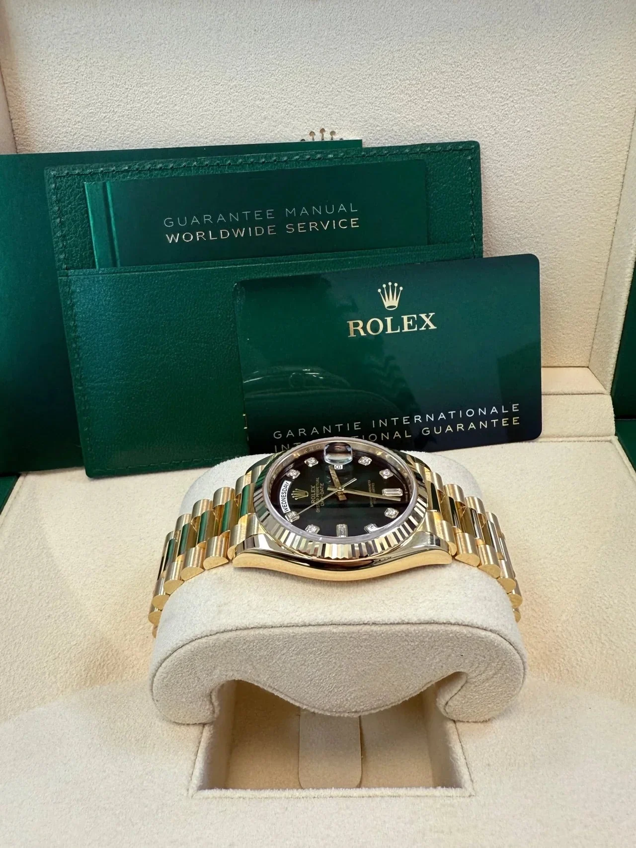 Rolex Day-Date Green Ombre Dial – gallery view