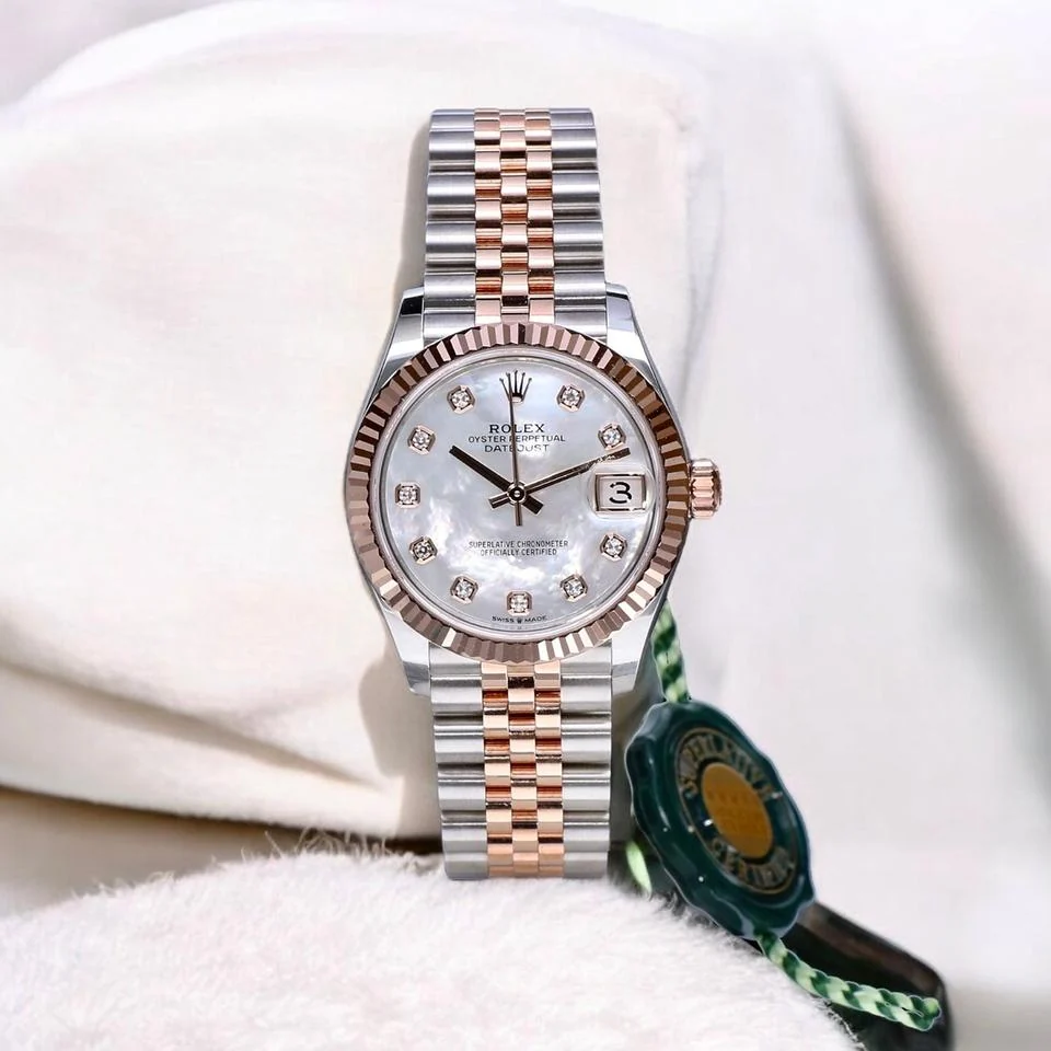 Rolex Datejust 31 Mm Rose Gold Bezel – gallery view