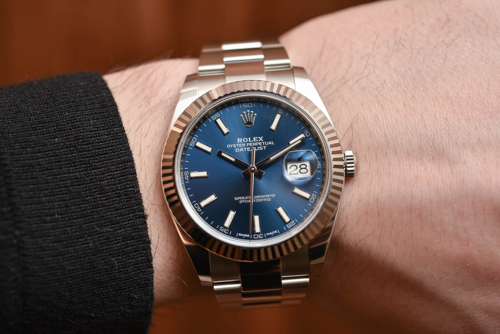 Rolex Datejust 41 Blue Men's – gallery view