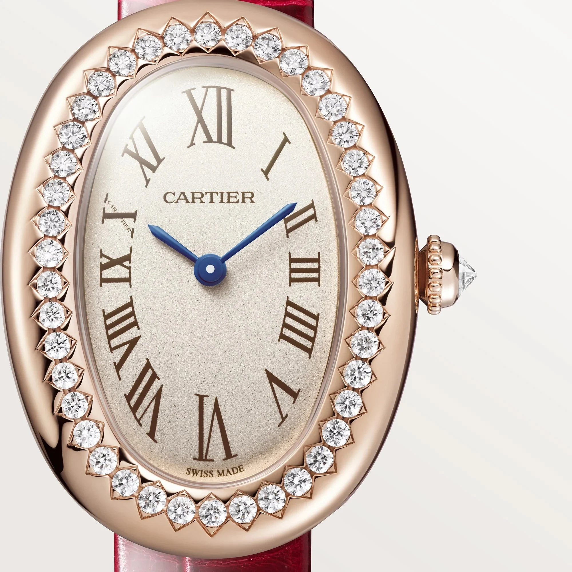 Cartier Baignoire Petit modèle burgundy – gallery view