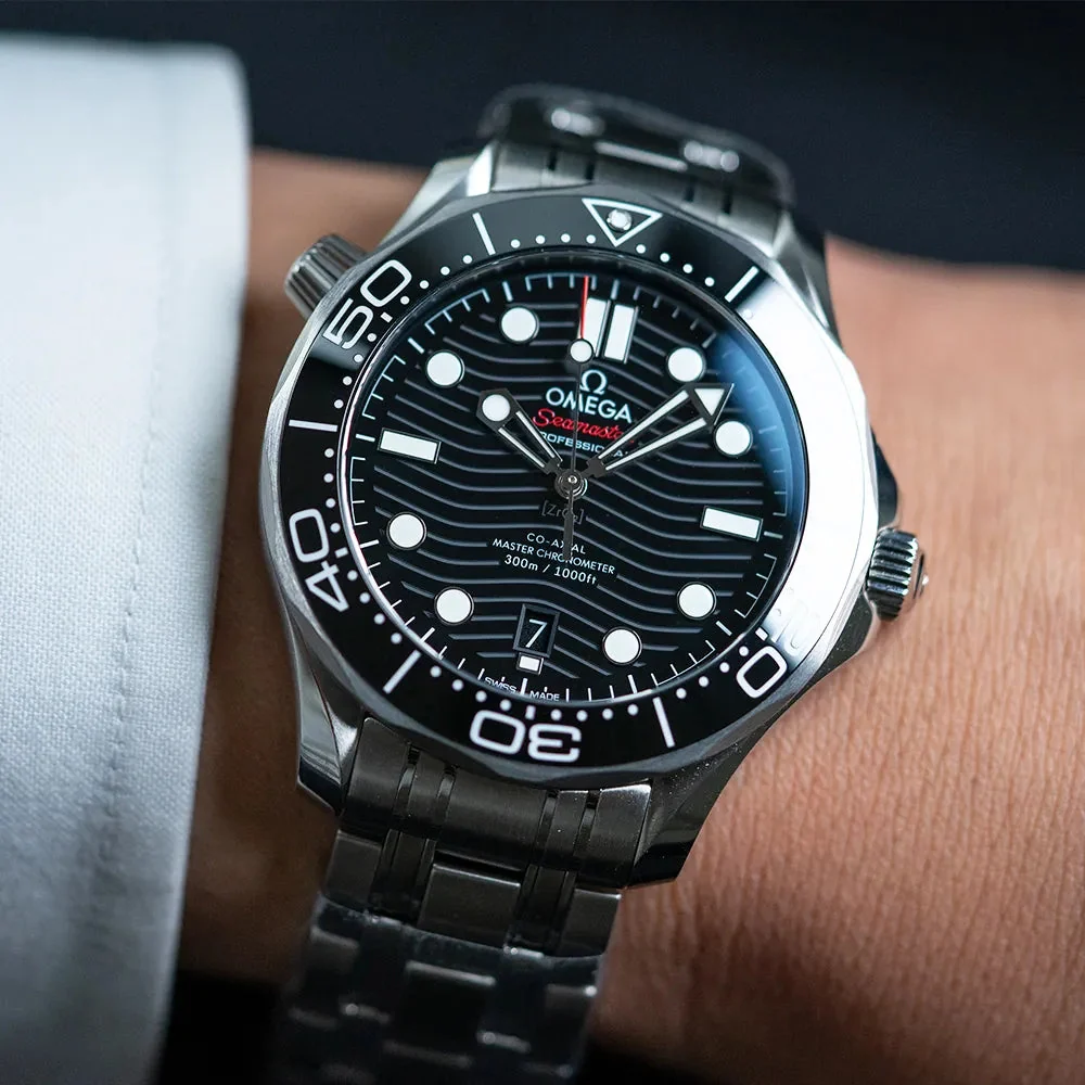 OMEGA SEAMASTER DIVER Noir Steel Bracelet – gallery view
