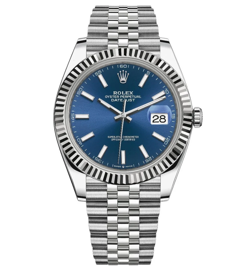 Rolex Datejust 41 Blue Jubilee Men's – main view