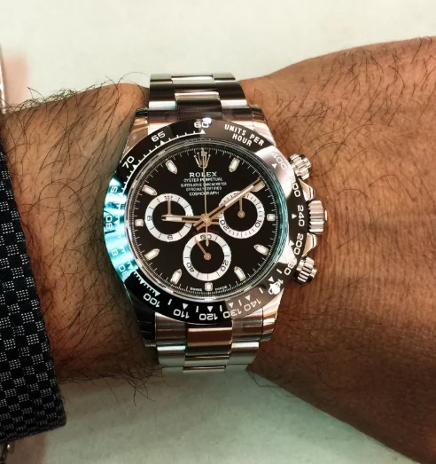 Rolex Daytona Cosmographe Dial Black – gallery view