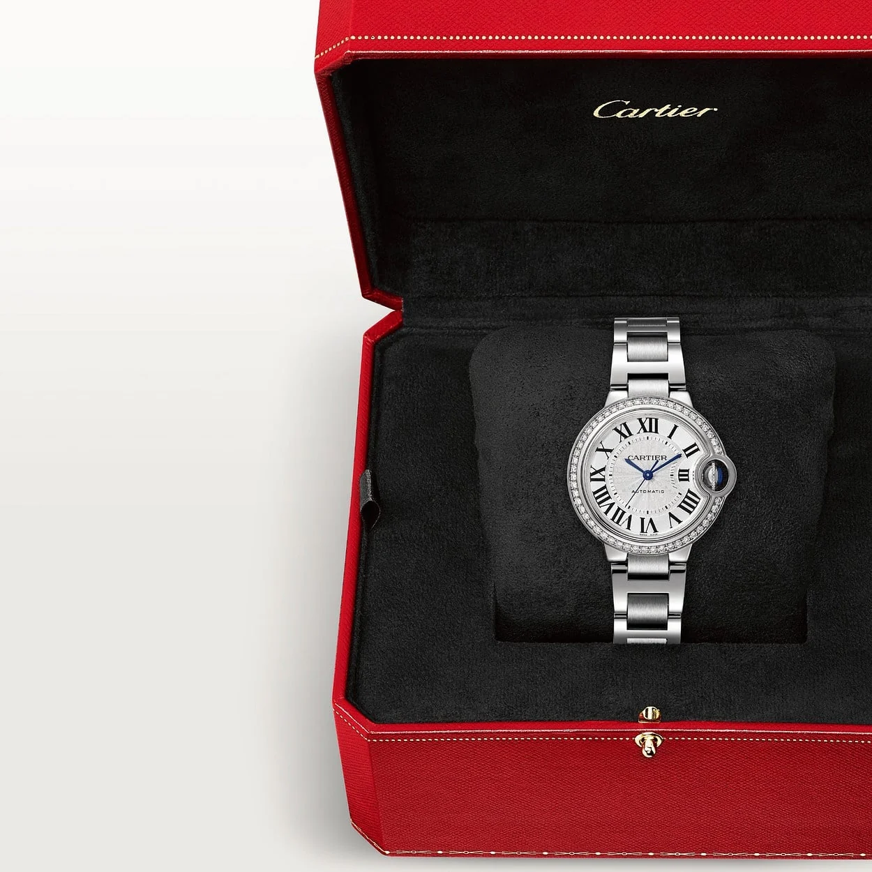 BALLON BLEU SERTIE ARGENTÉ 33mm – gallery view