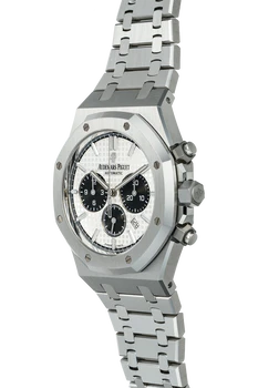 AUDEMARS PIGUET ROYAL OAK CHRONOGRAPH 41MM WHITE DIAL – gallery view