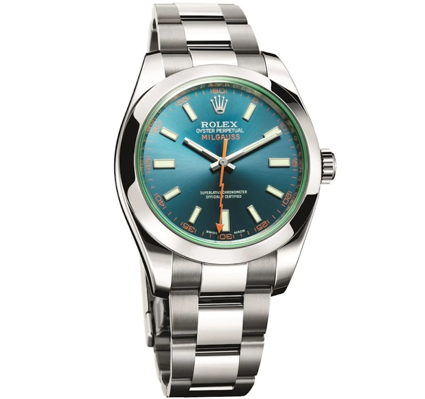 Rolex Milgauss Dial Blue 116400GV – main view