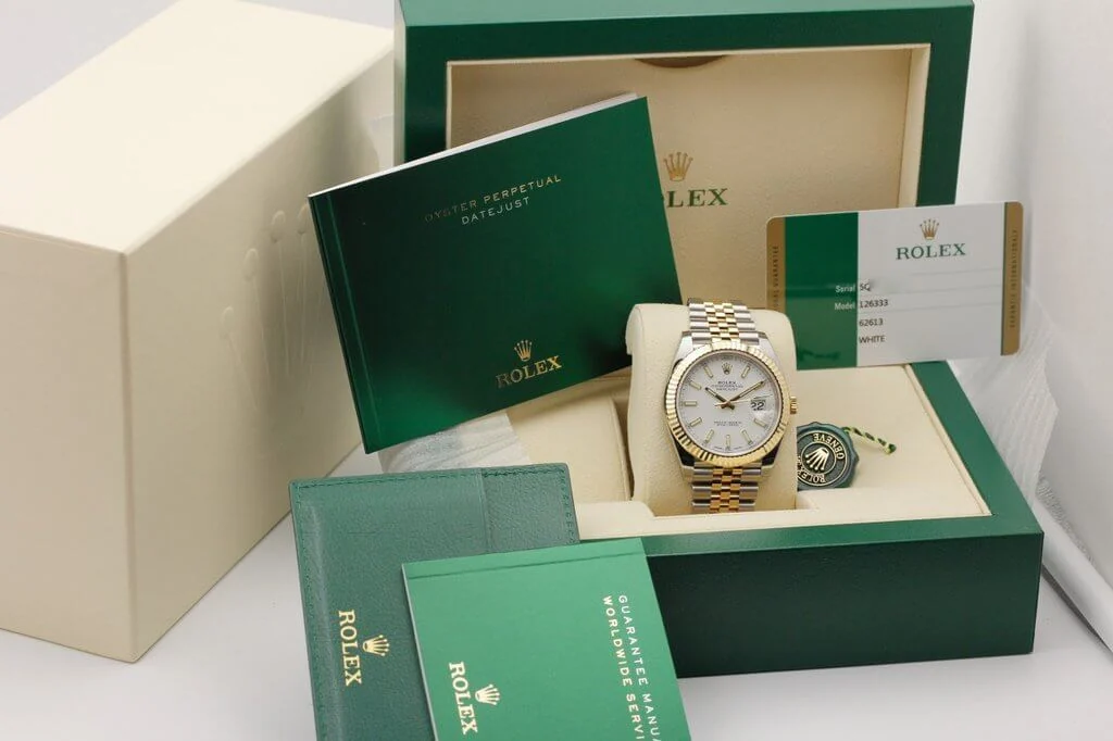 Rolex Datejust 126333 Dial White Jubilée 41 Mm – gallery view