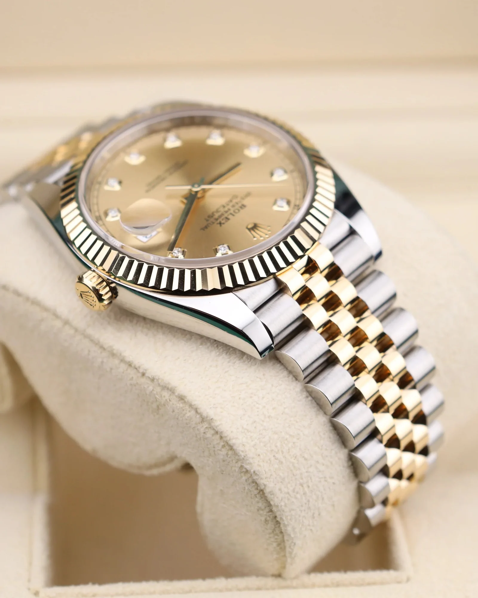 Rolex Datejust 41 Champagne Dial Two Tone Jubilee 126333 – gallery view