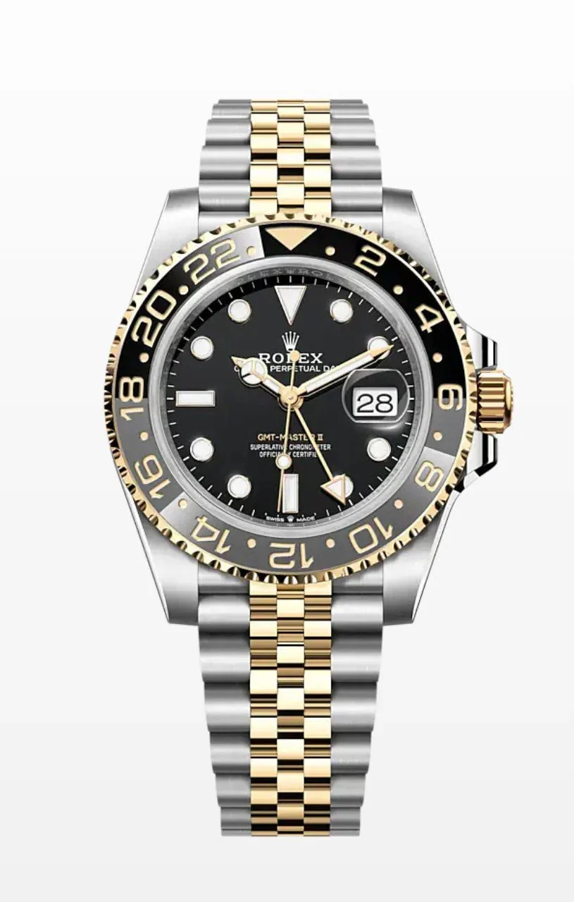 Rolex GMT-Master II Two-Tone Black Jubilee – main view