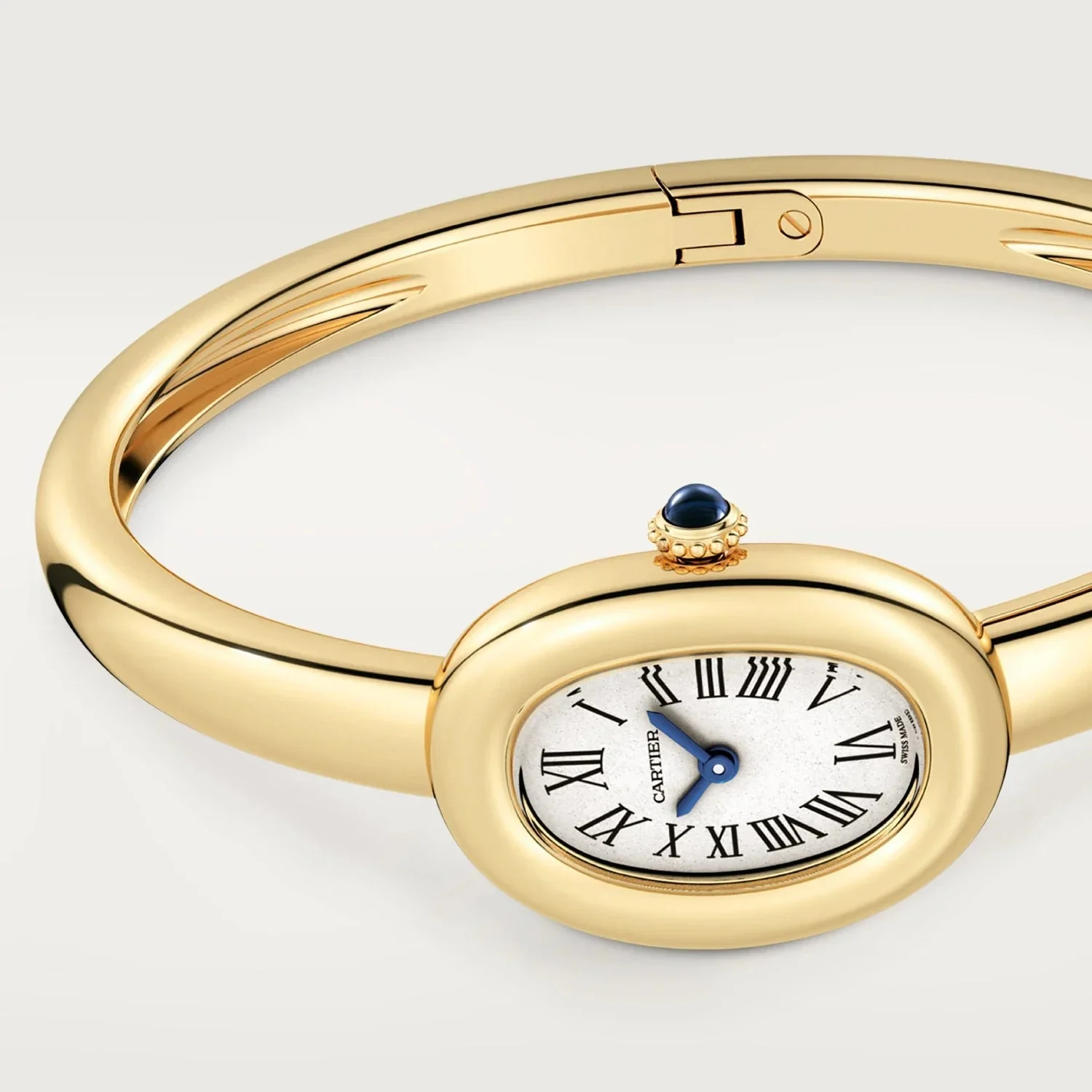 Cartier baignoire or jaune 25mm taille 17 – gallery view