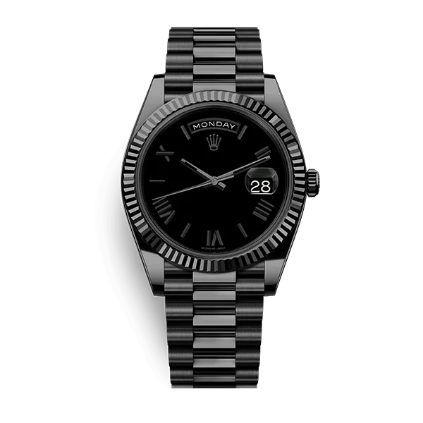 Rolex Day-Date Matt Black Knight40 – main view
