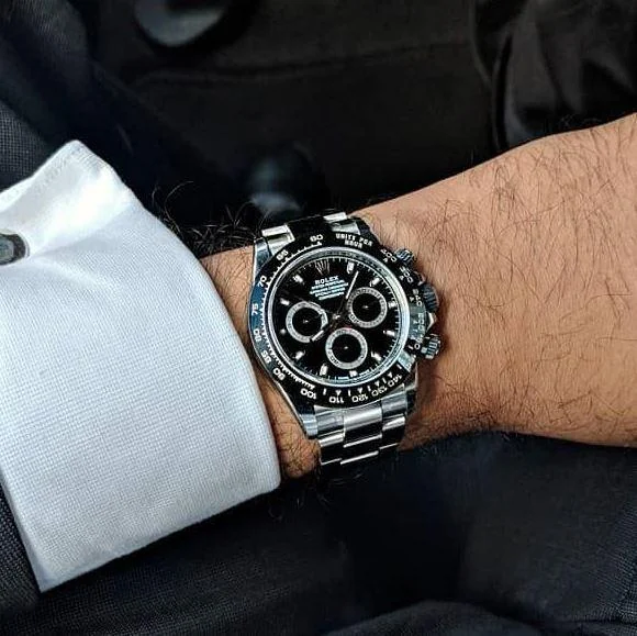 Rolex Daytona Cosmographe Dial Black – gallery view
