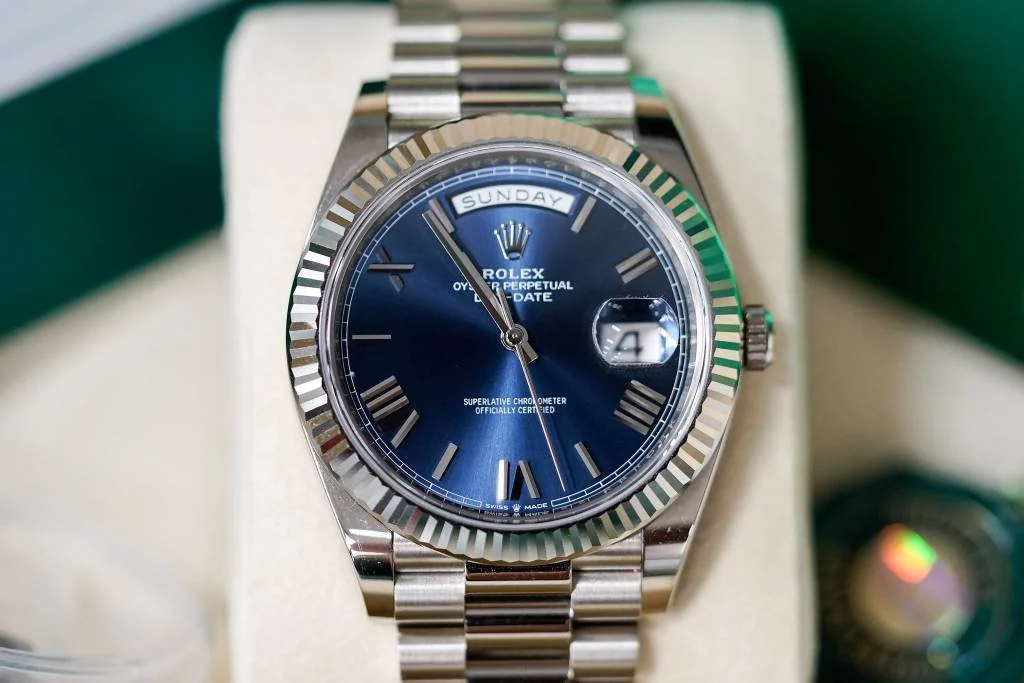 Rolex DayDate 40 Blue Men's – gallery view