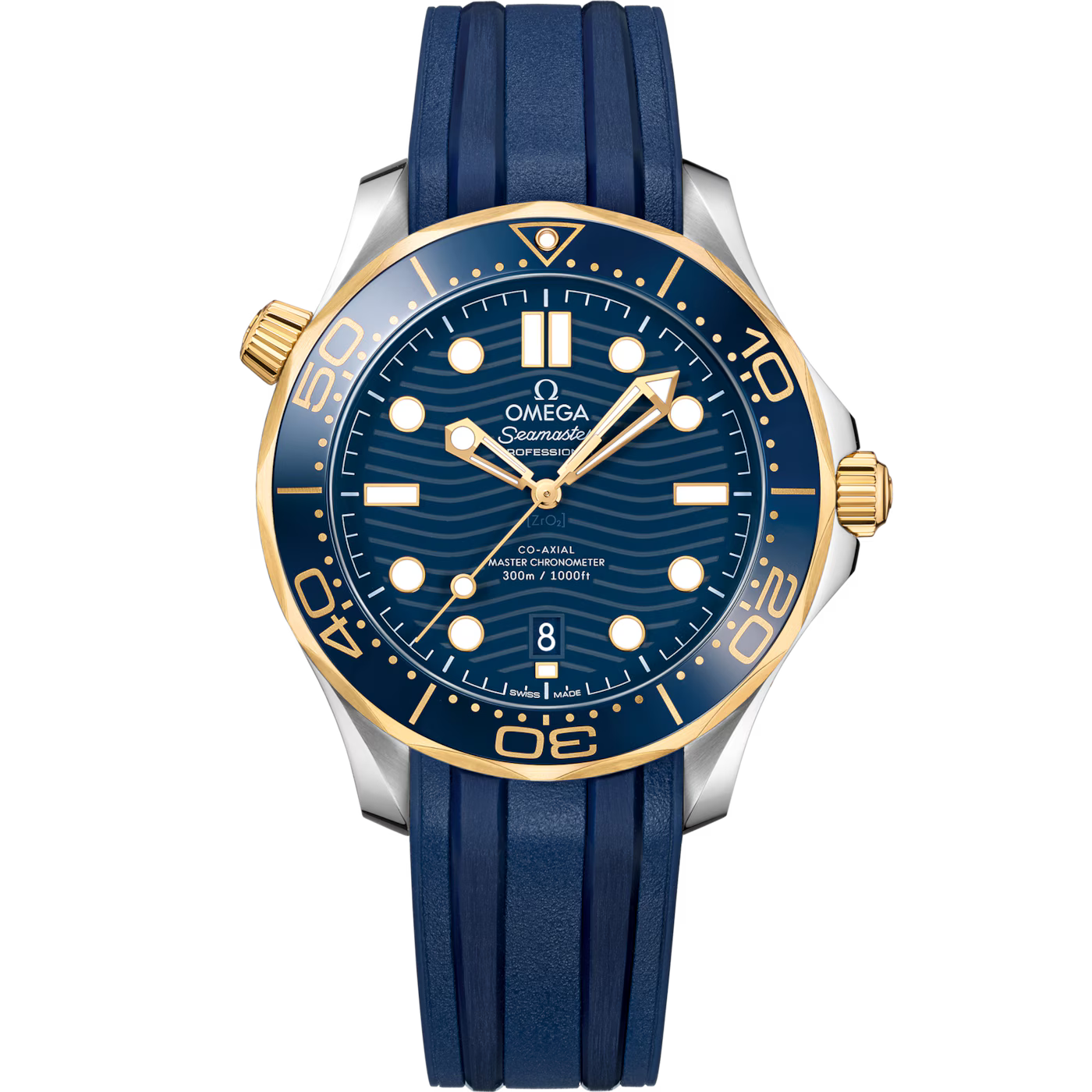 OMEGA SEAMASTER DIVER BLUE GOLD – main view