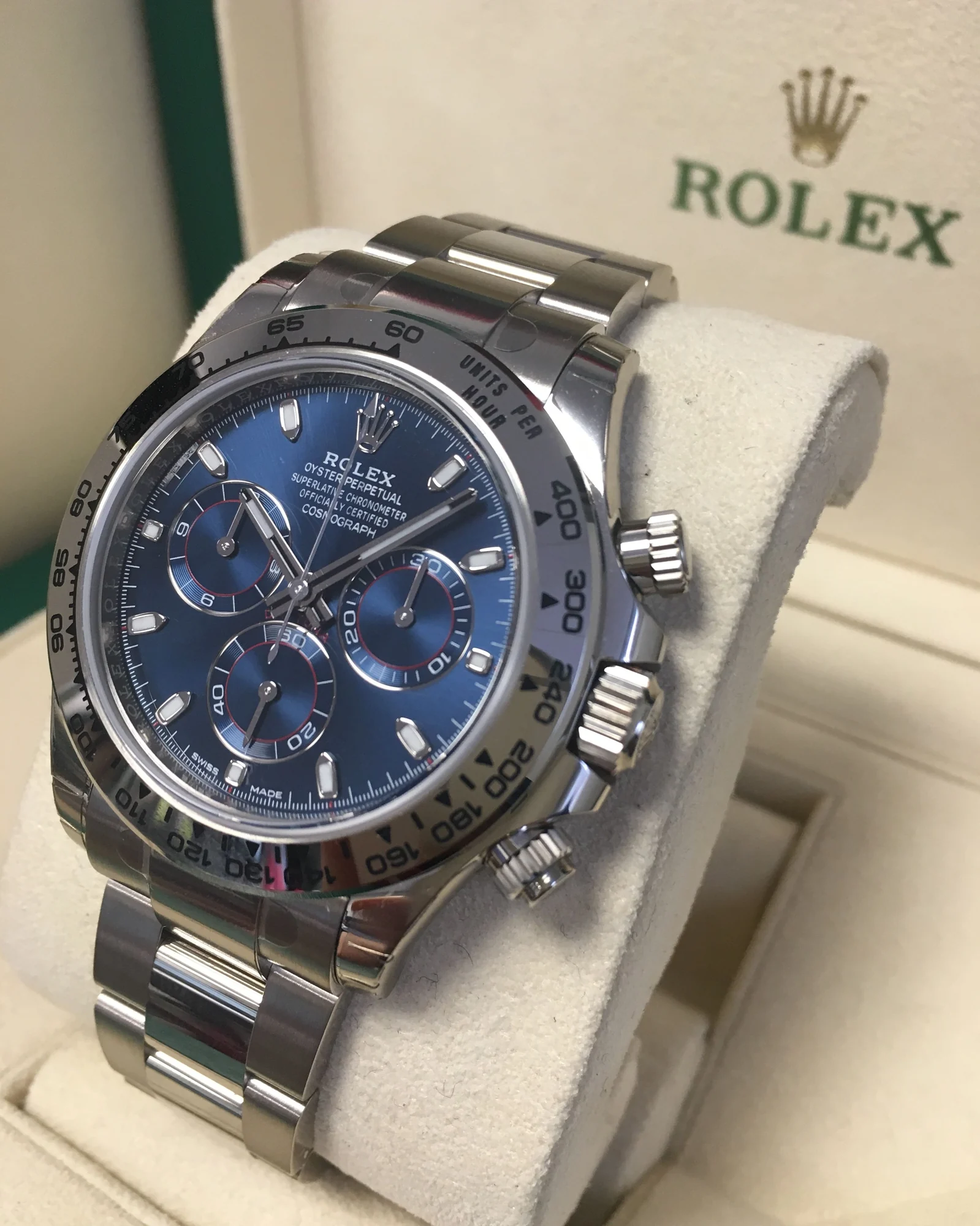 Rolex RLX Daytona Cosmographe Dial Blue 116509 Men's – gallery view