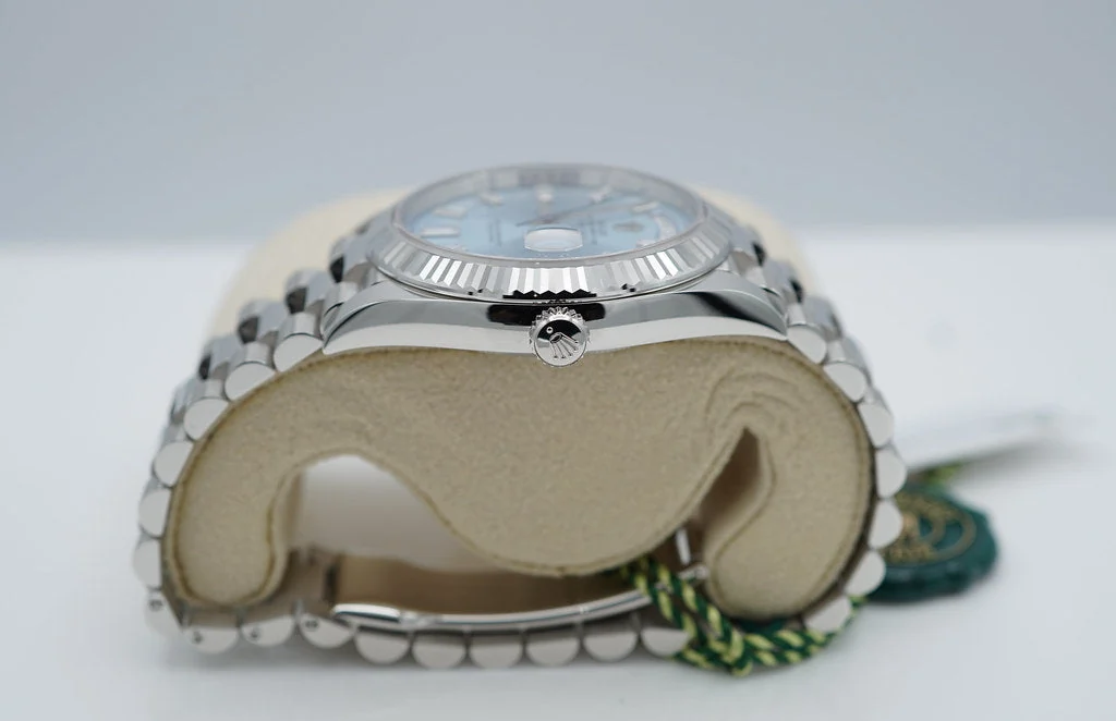 Rolex Day-Date PLATINUM ICE BLUE – gallery view