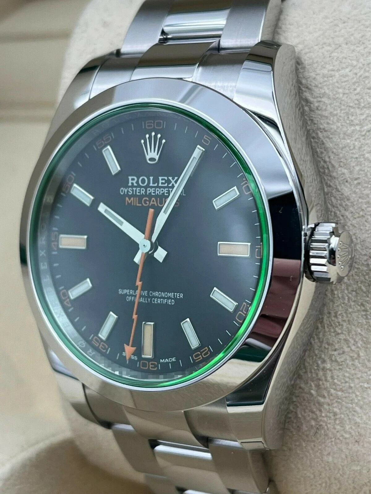 Rolex Milgauss Dial Black – gallery view