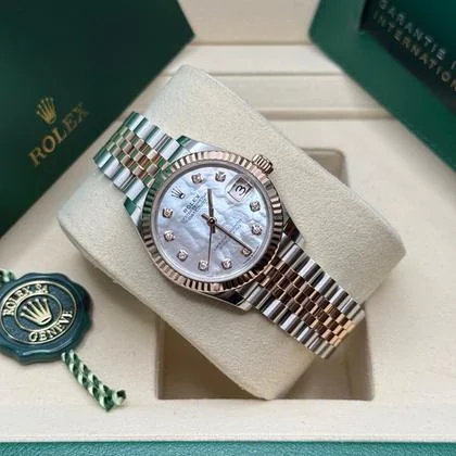 Rolex Datejust 31 Mm Rose Gold Bezel – gallery view