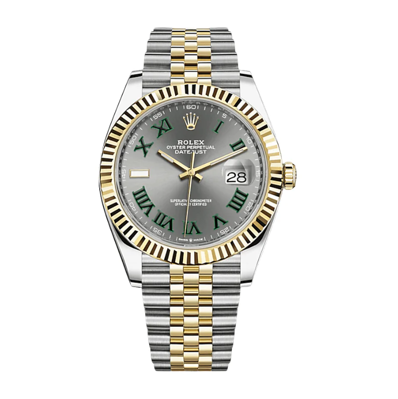 Rolex Datejust Wimbledon Two-Tone Yellow Gold – main view
