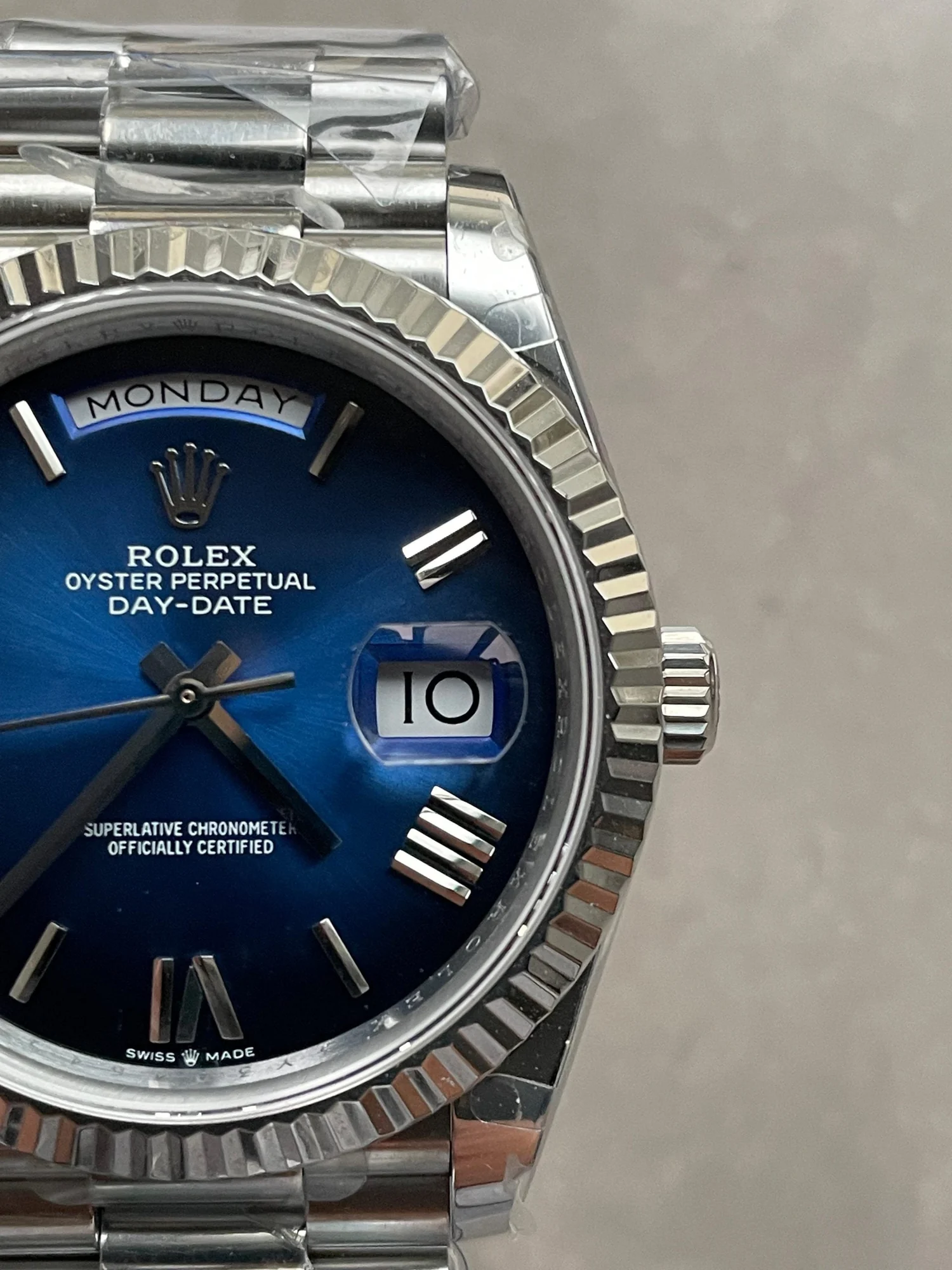 ROLEX DayDate 40 Blue / Black Dial – gallery view