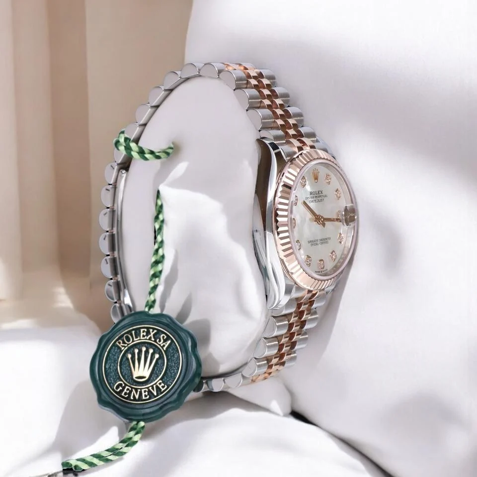 Rolex Datejust 31 Mm Rose Gold Bezel – gallery view