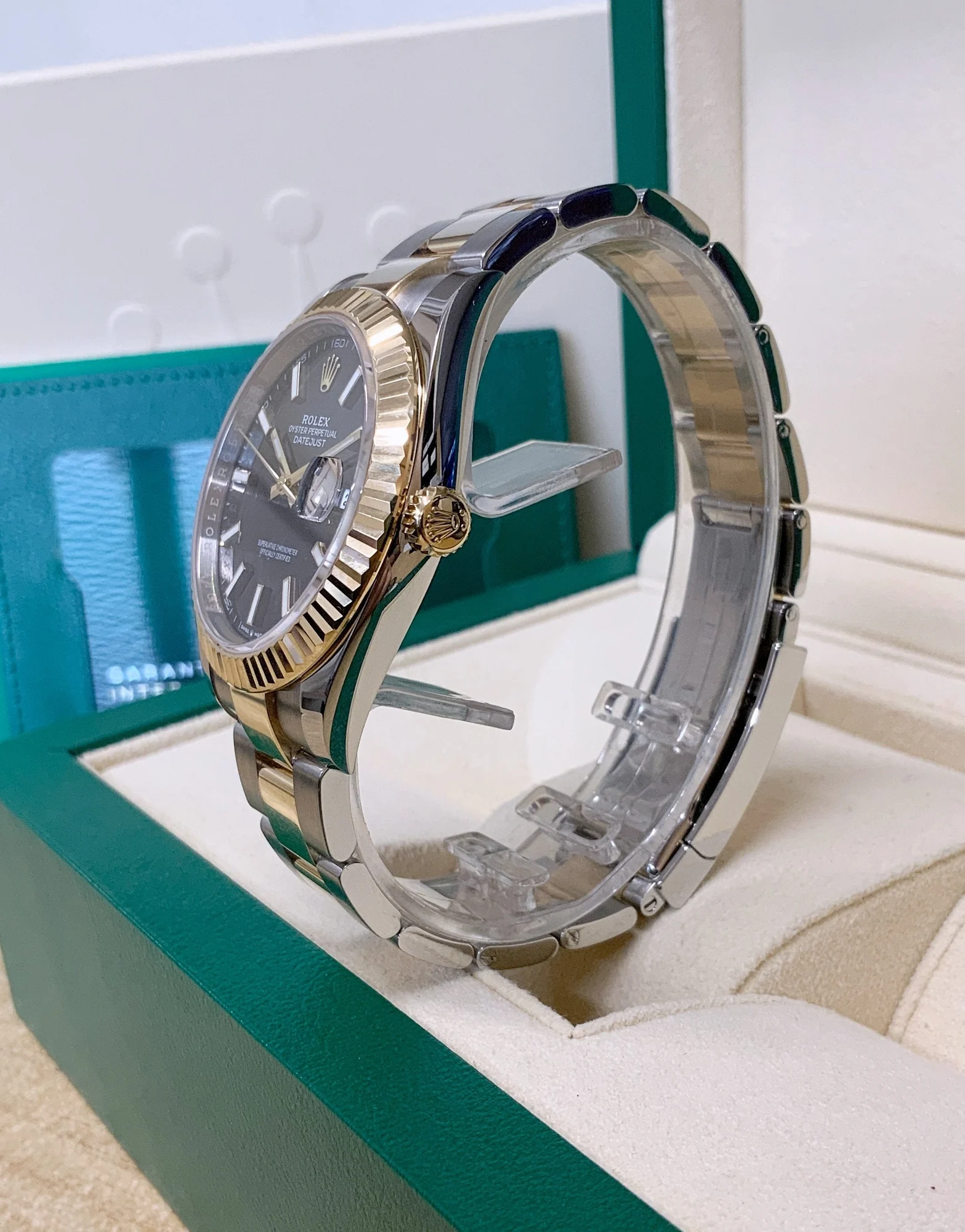 Rolex Datejust 41Mm Two Tone Oyster Perpetual Black Dial – gallery view