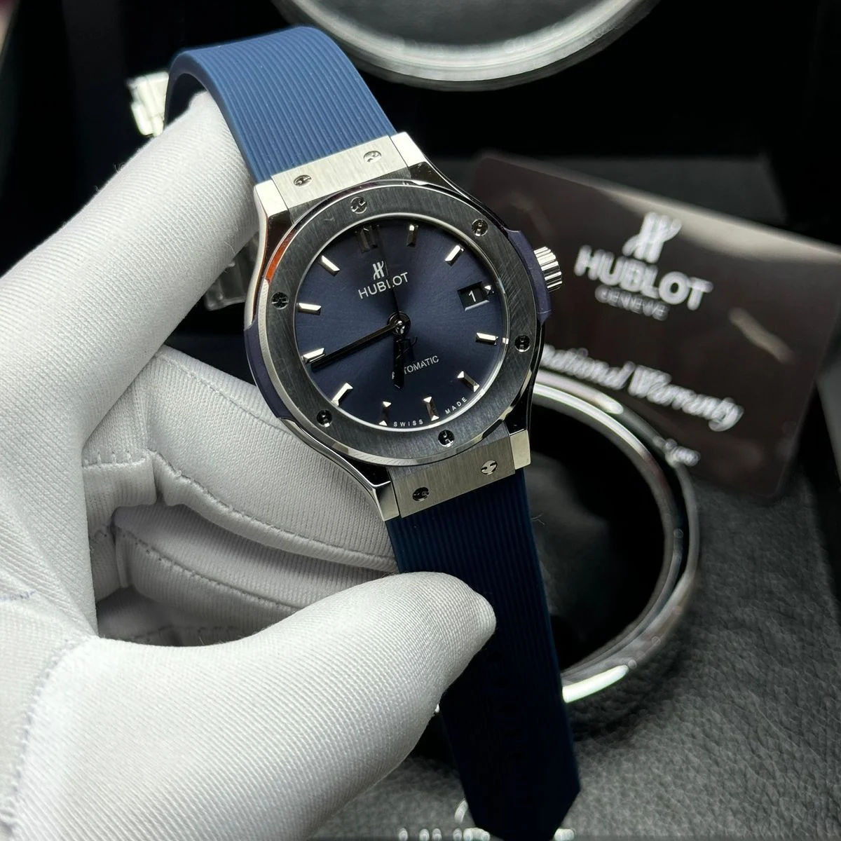 Hublot pour femme vert/bleu – gallery view