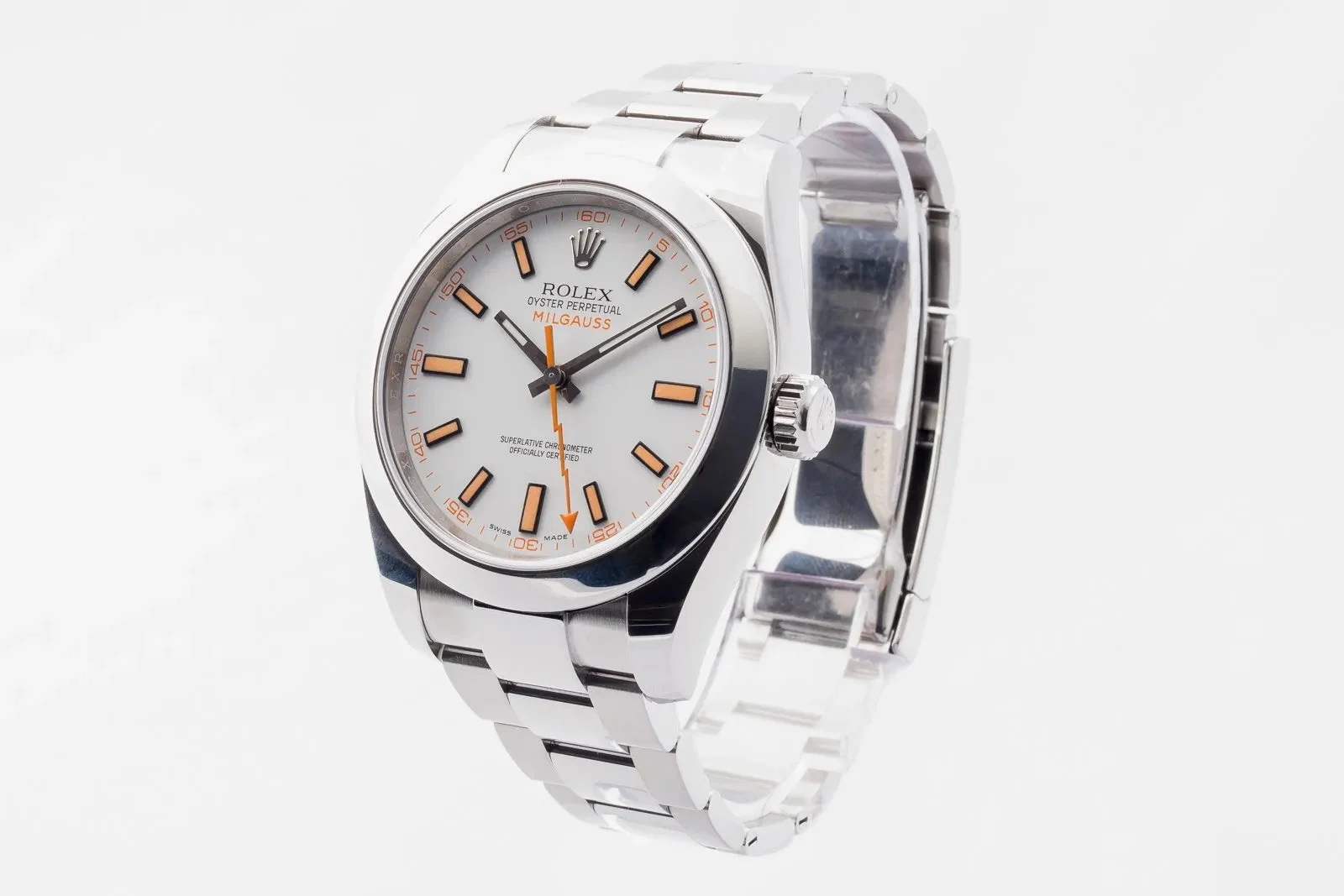 Rolex Milgauss Blanco 116400 – gallery view