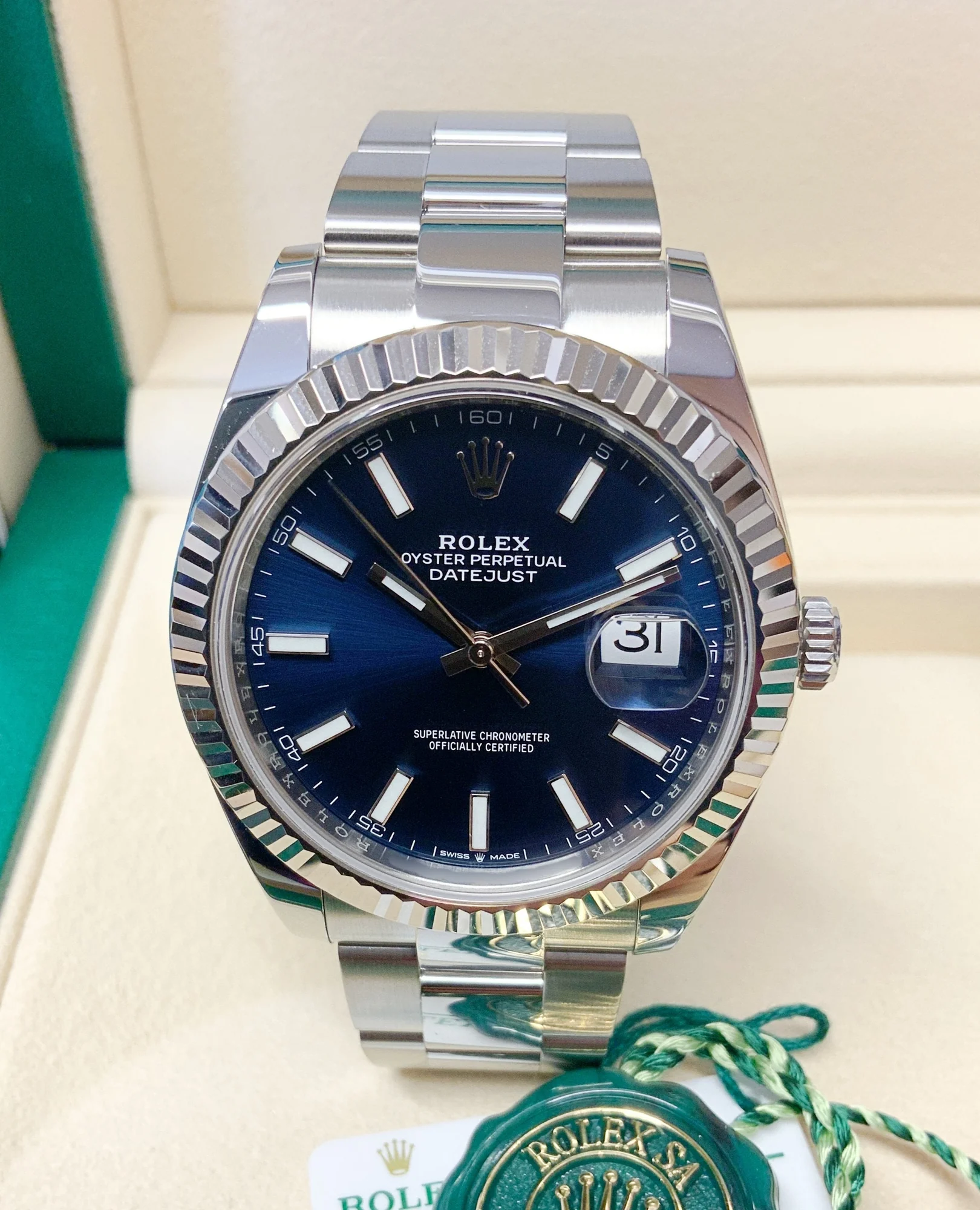 Rolex Datejust 41 Blue Men's – gallery view