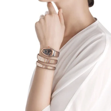 SERPENTI TUBOGAS ROSE/GRIS SERTIE – gallery view