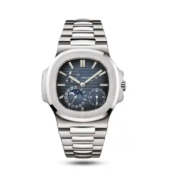 Patek Philippe Nautilus silver – main view