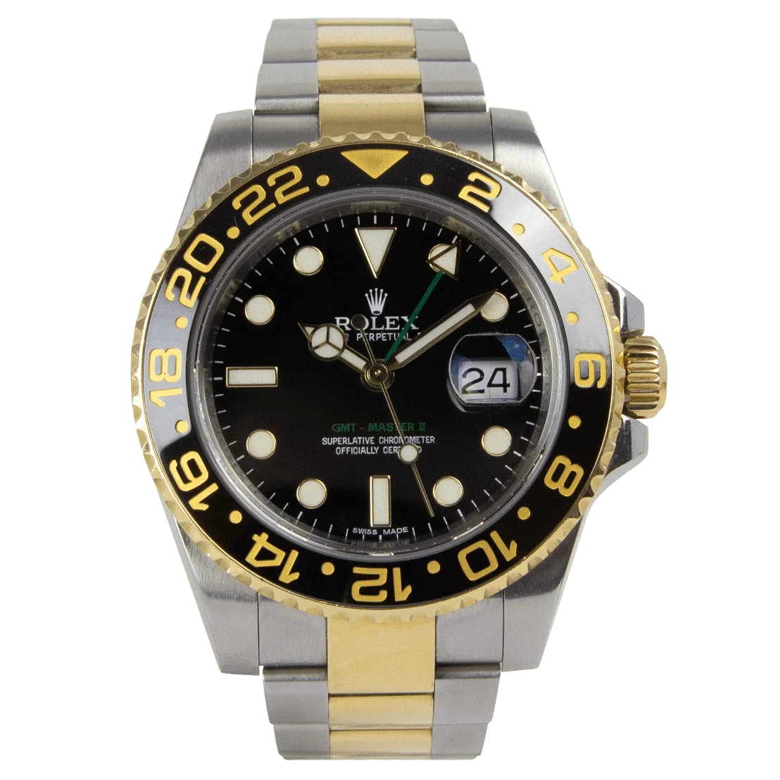 Rolex Gmt-Master Ii Oyster Silver Gold – main view