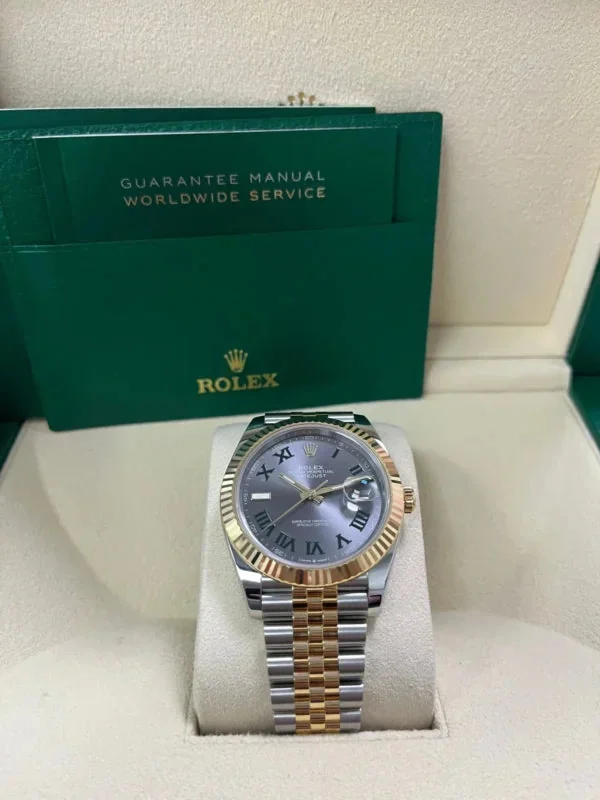 Rolex Datejust Wimbledon Two-Tone Yellow Gold – gallery view