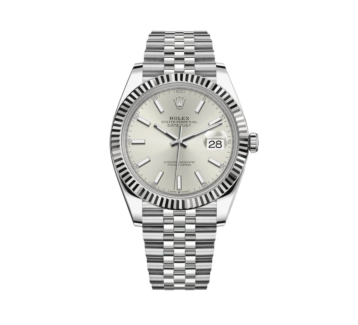 Rolex Datejust 126334-0004 Silver 41 Mm Men's – main view