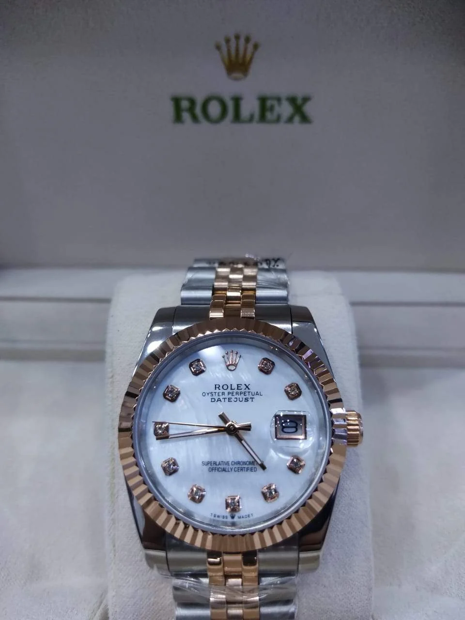 Rolex Datejust 31mm Two-Tone Dial White Ladies – gallery view