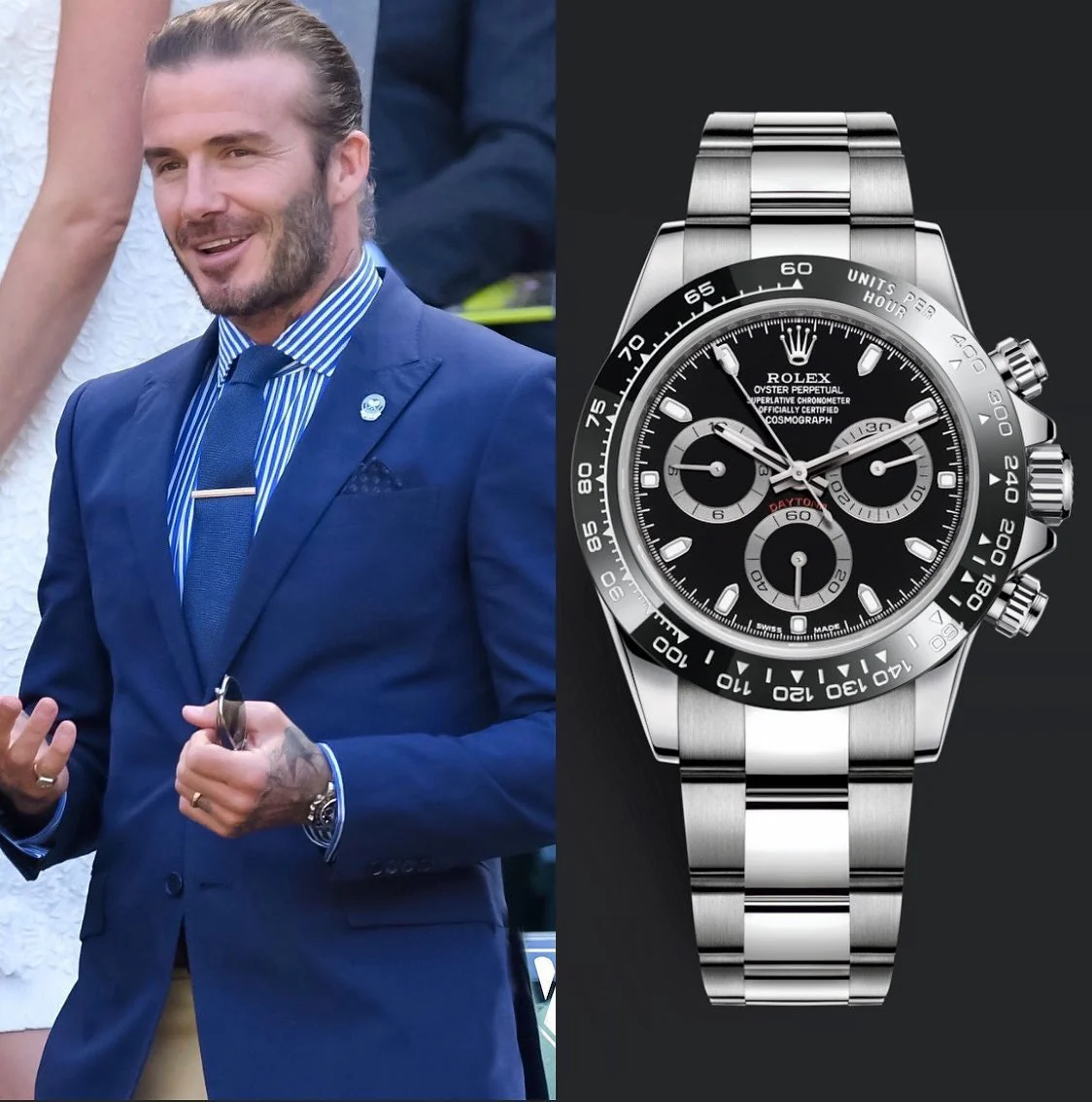 Rolex Daytona Cosmographe Dial Black – gallery view