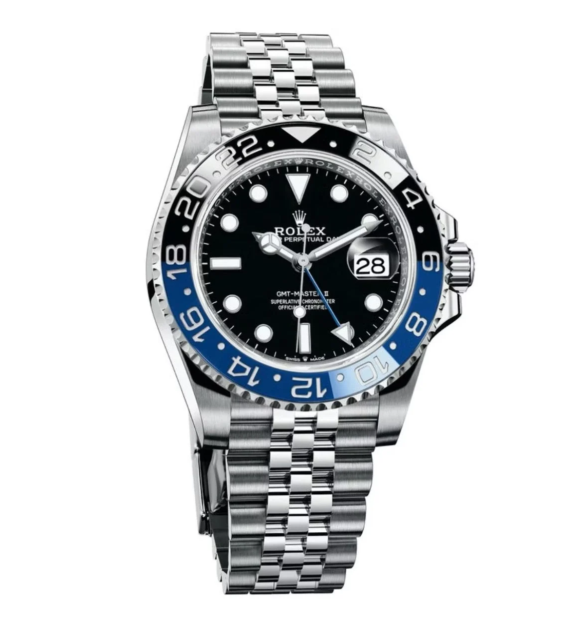 Rolex GMT-Master II "BATMAN" 126710BLNR Jubilée Men's – main view